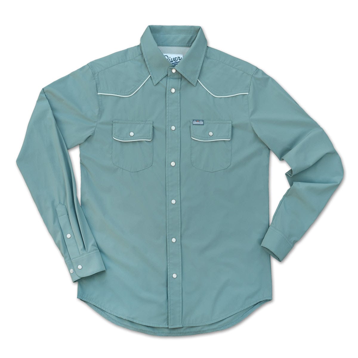 RIVER ROAD CLOTHING CO. Shirts Rio Lightweight Pearl Snap Shirts (Long Sleeve)