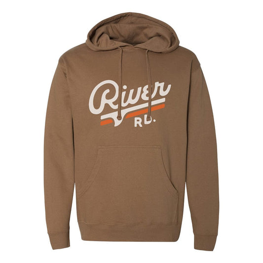 RIVER ROAD CLOTHING CO. shirts & tops River Road Logo Hoodie | Brown
