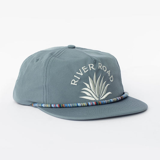 RIVER ROAD CLOTHING Hats Agave Fiesta Snapback Hat | Steel