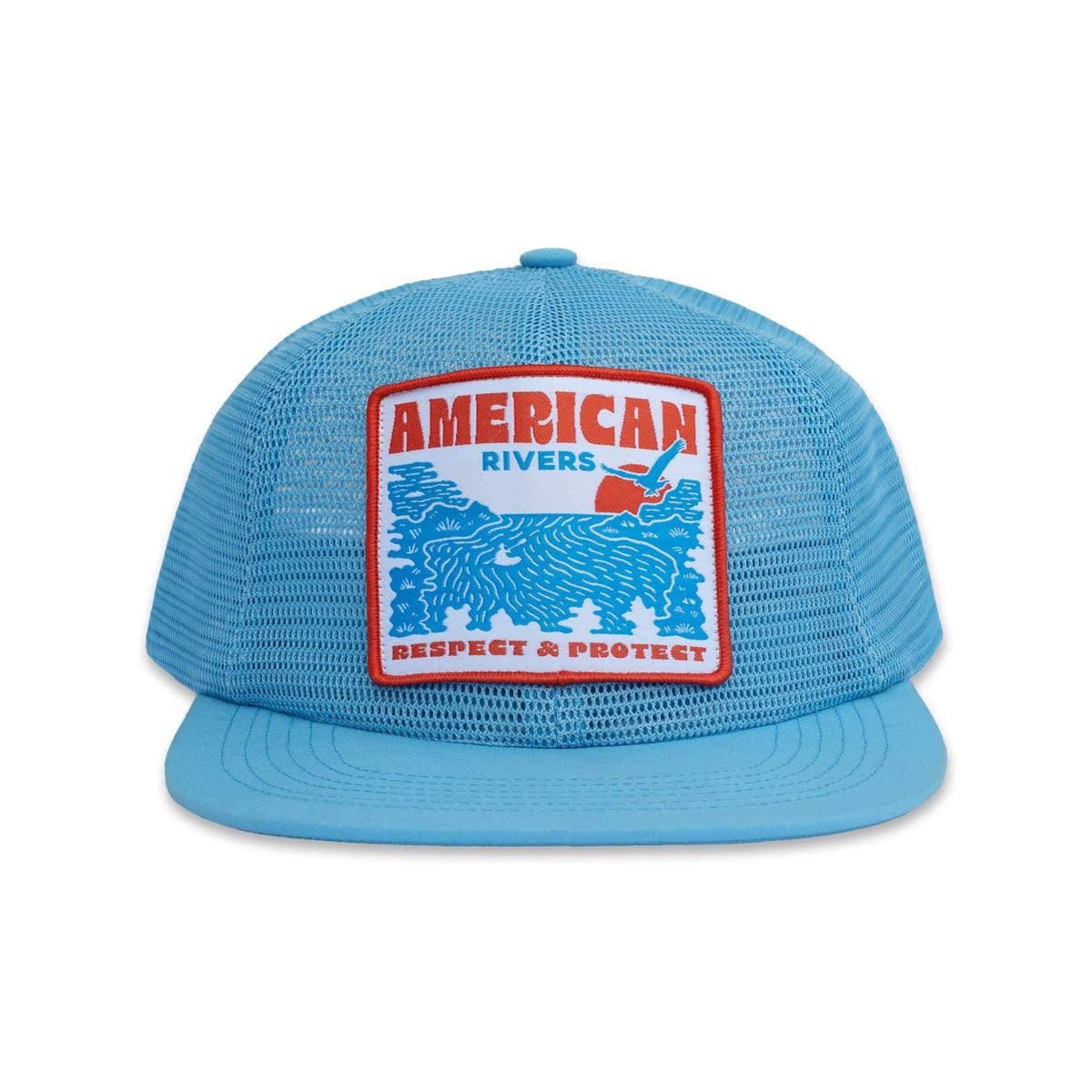 RIVER ROAD CLOTHING Hats American Rivers Mesh Snapback Hat | Ice