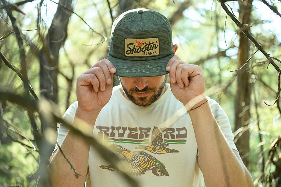 RIVER ROAD CLOTHING Hats Hunter Green / Beige Shootin' Blanks Snapback Rope Hat | Woodland