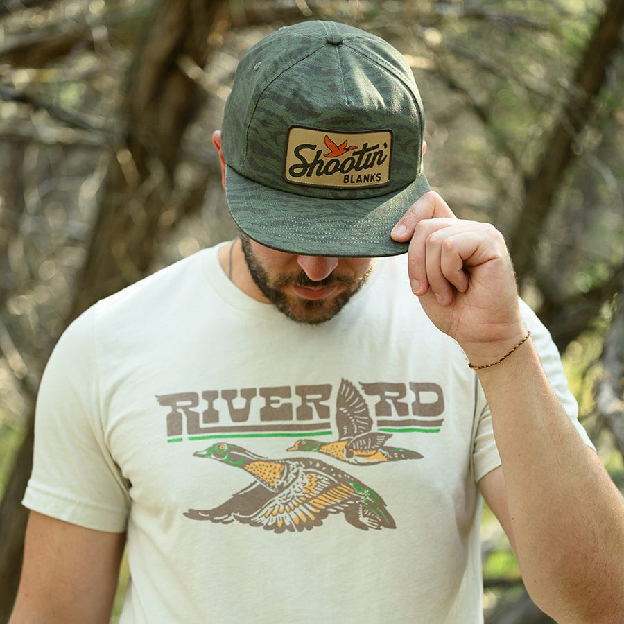 RIVER ROAD CLOTHING Hats Hunter Green / Beige Shootin' Blanks Snapback Rope Hat | Woodland