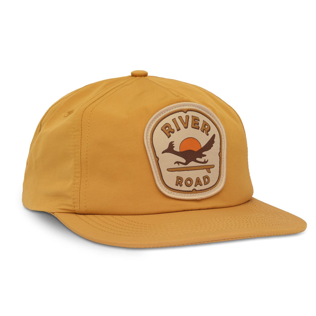 RIVER ROAD CLOTHING Hats Roadie the Roadrunner Snapback Hat | Gold