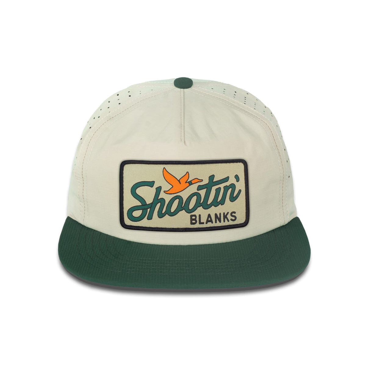 RIVER ROAD CLOTHING Hats Shootin' Blanks Snapback Rope Hat (Beige/Hunter)