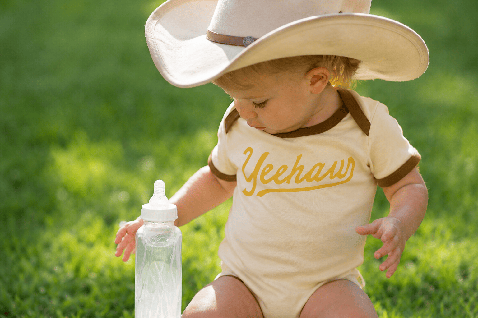 RIVER ROAD CLOTHING Onesies Yeehaw Vintage Ringer (Onesie)
