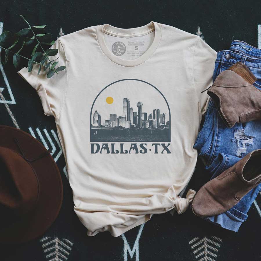 RIVER ROAD CLOTHING Shirts Dallas Skyline