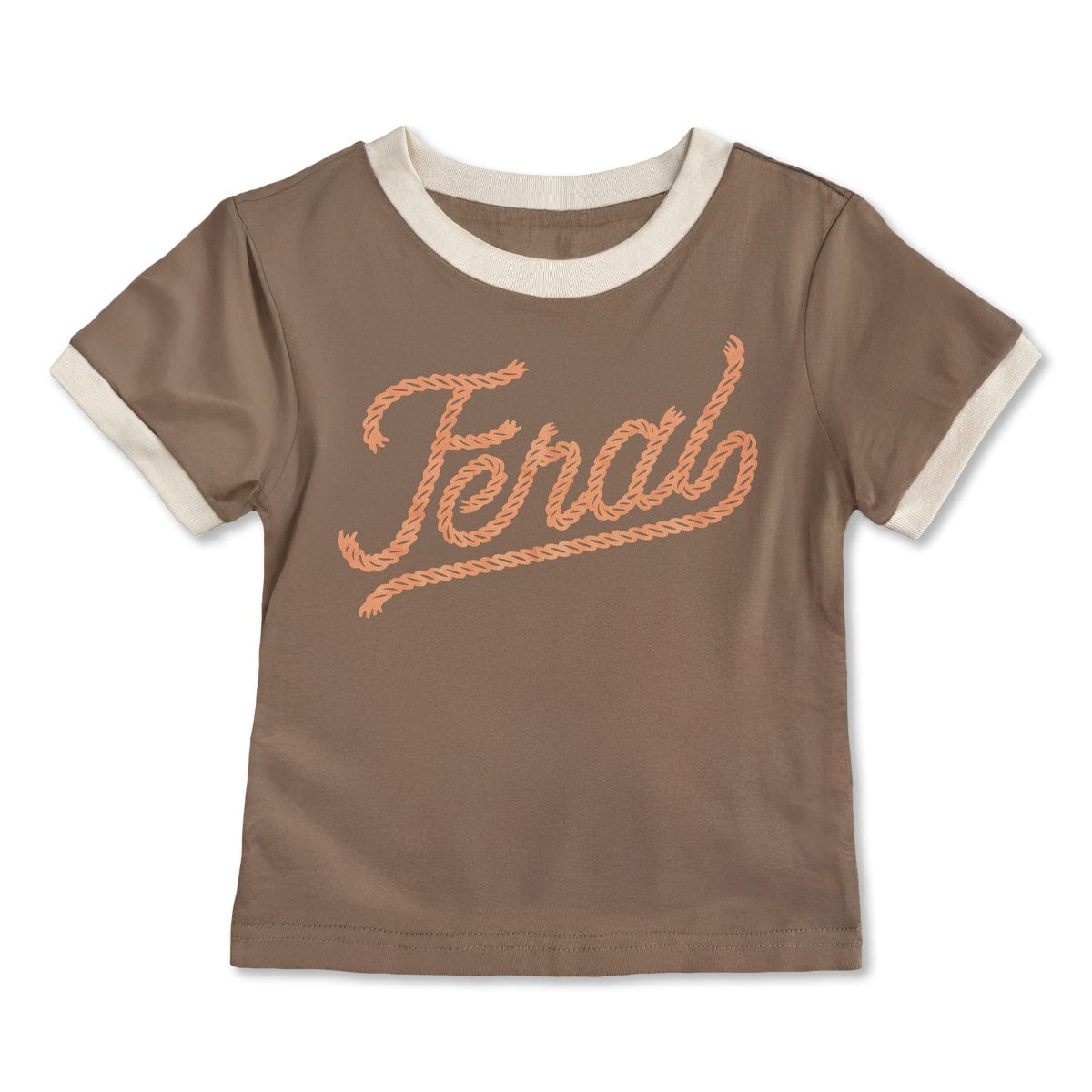 RIVER ROAD CLOTHING Shirts Feral (Youth) | Vintage Ringer | Brown