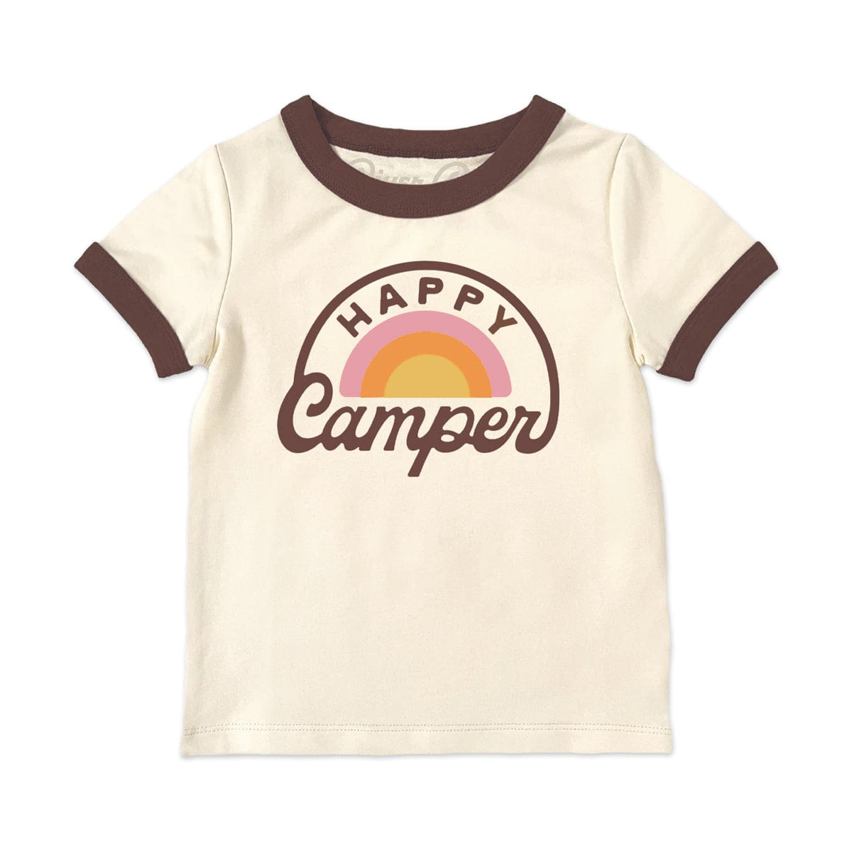 RIVER ROAD CLOTHING Shirts Happy Camper (Youth) | Vintage Ringer | 2 Color Options