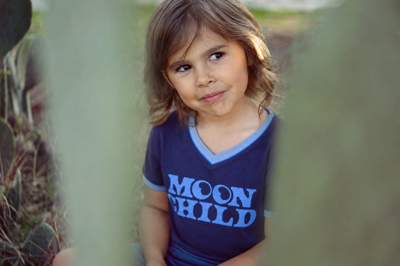 RIVER ROAD CLOTHING Shirts Moon Child Vintage Ringer (Youth)