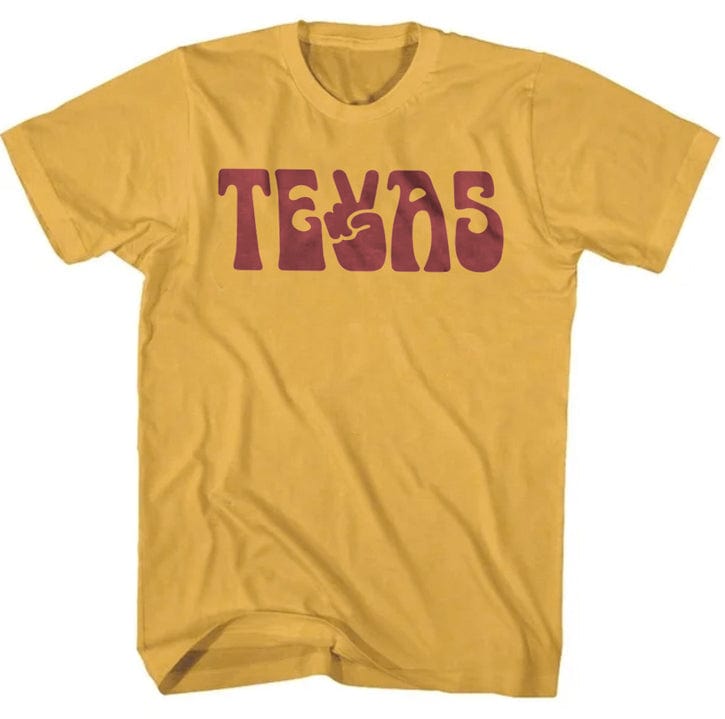 RIVER ROAD CLOTHING Shirts Peace Texas | Mustard