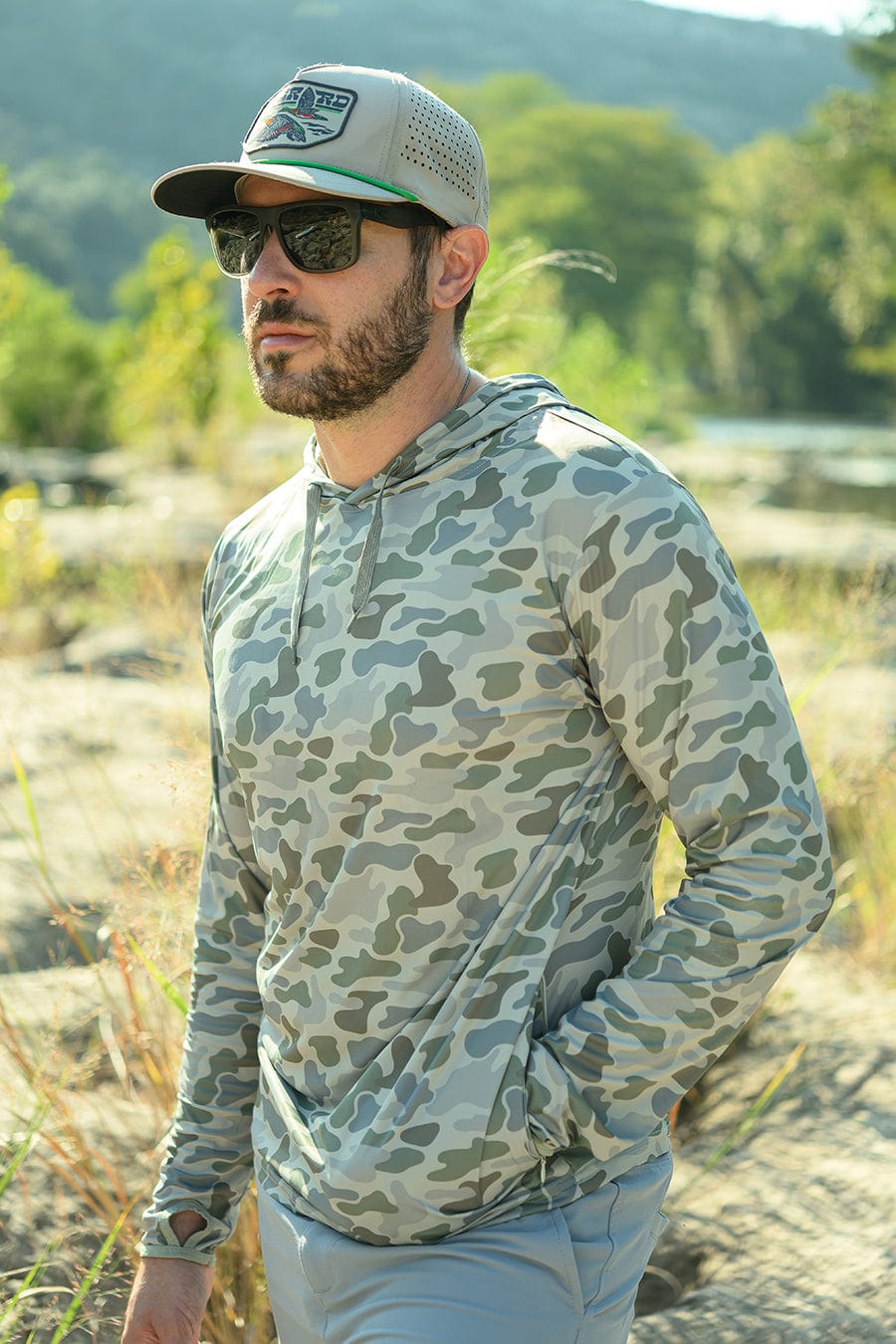RIVER ROAD CLOTHING Shirts UPF Drift Hoodie
