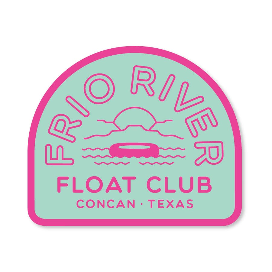 RIVER ROAD CLOTHING Stickers Frio River Float Club Sticker