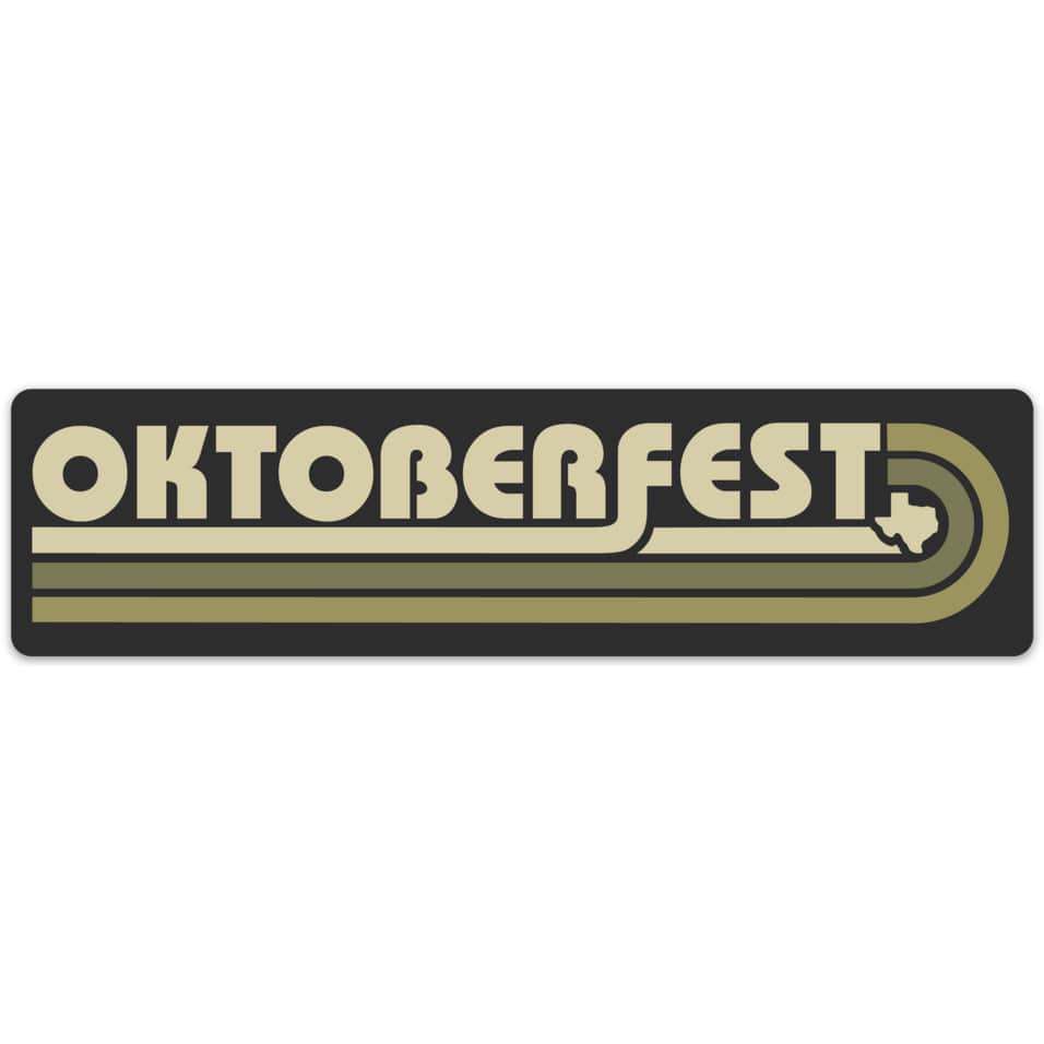 RIVER ROAD CLOTHING Stickers Oktoberfest Texas Sticker