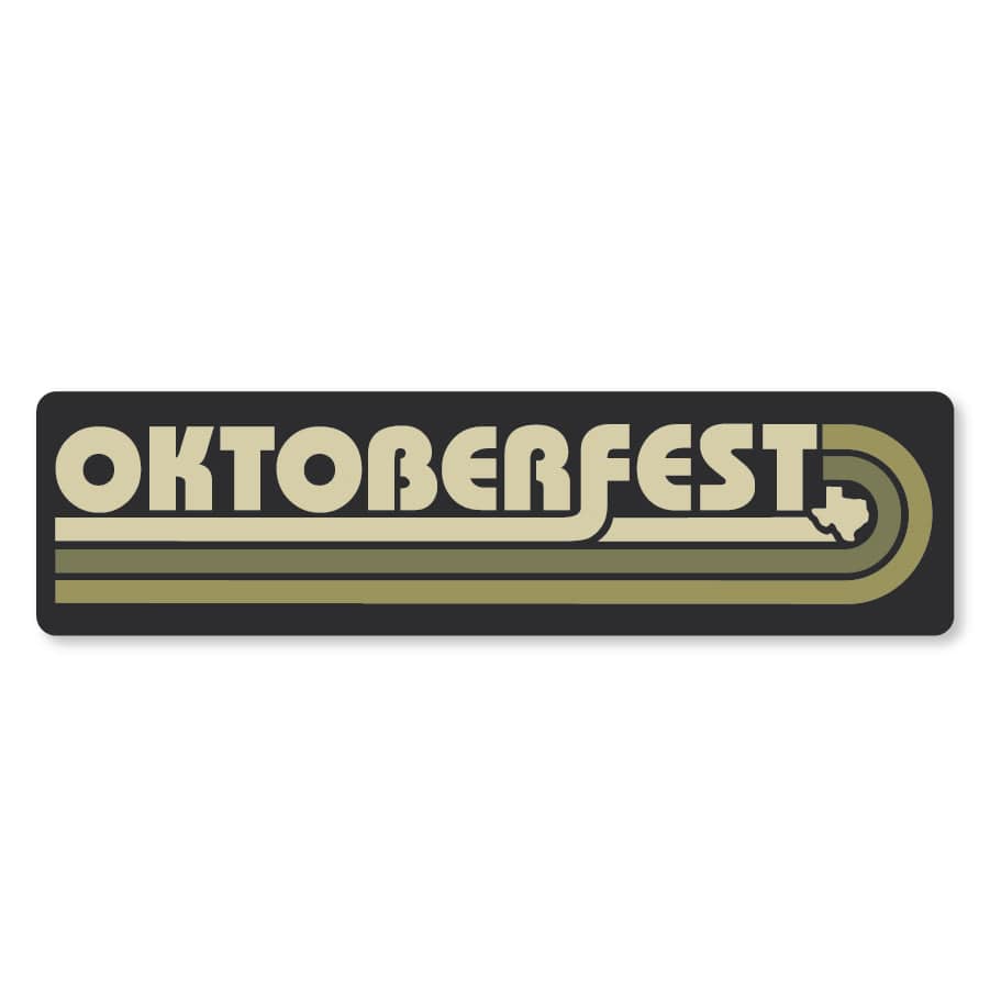 RIVER ROAD CLOTHING Stickers Oktoberfest Texas Sticker