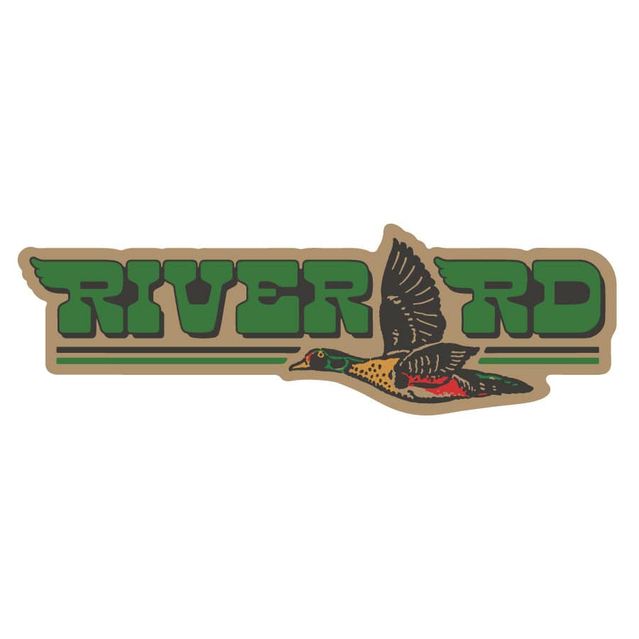 RIVER ROAD CLOTHING Stickers River Duck Sticker