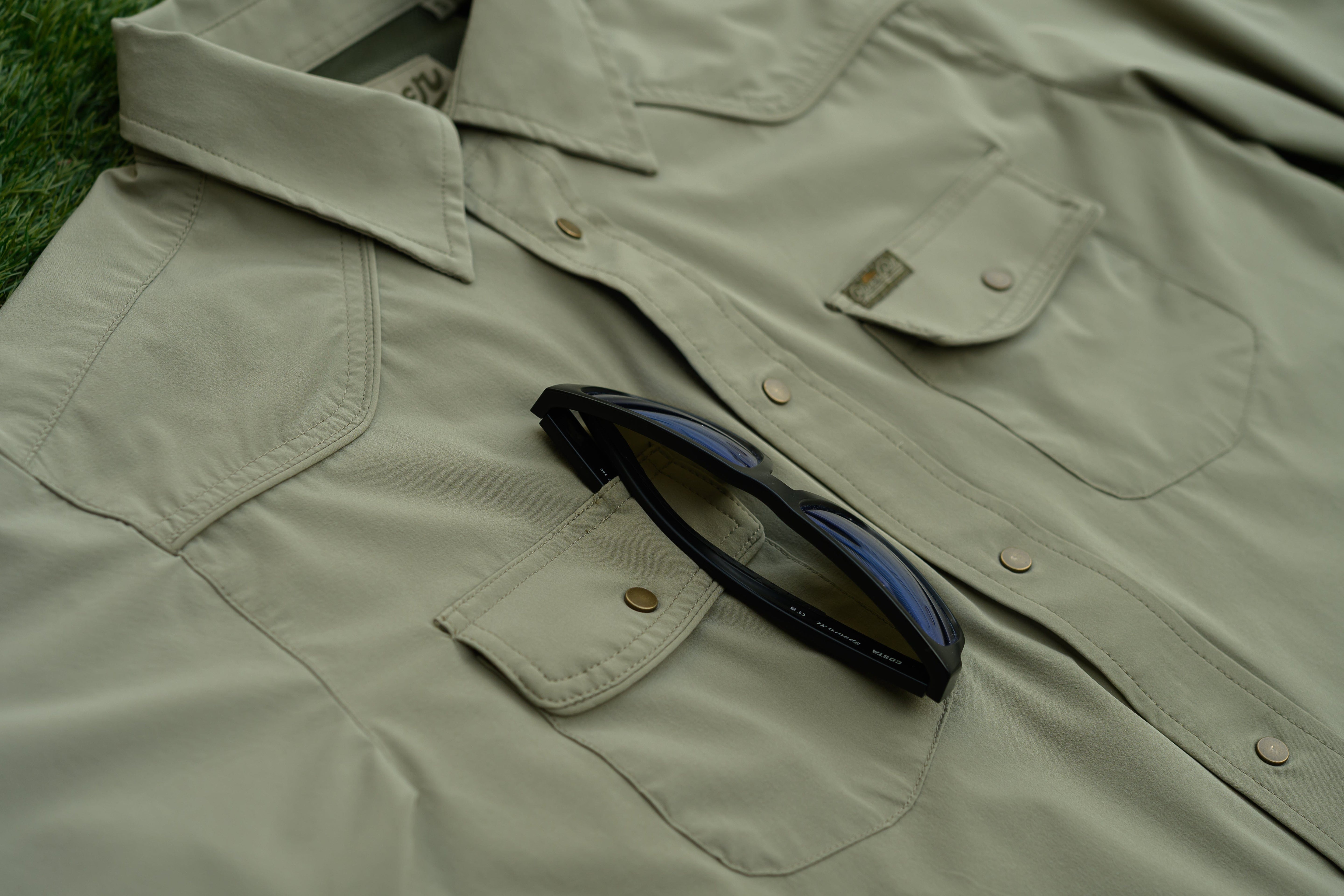 RIVER ROAD CLOTHING CO. Shirts Rio Lightweight Pearl Snap Shirts (Long Sleeve)