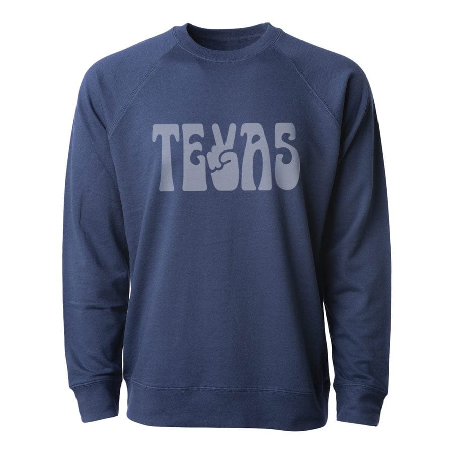 RIVER ROAD CLOTHING CO. Sweatshirt Copy of Peace Texas Sweatshirt | Navy