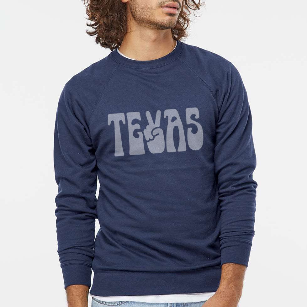 RIVER ROAD CLOTHING CO. Sweatshirt Copy of Peace Texas Sweatshirt | Navy