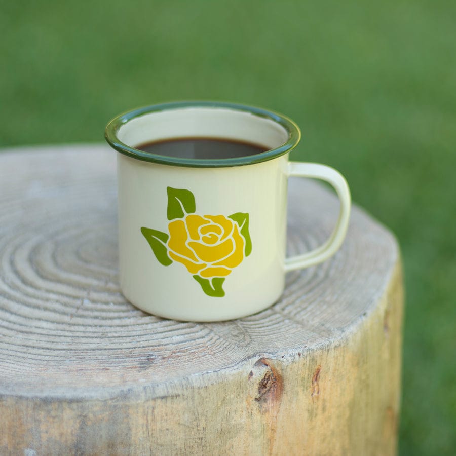 RIVER ROAD CLOTHING Drinkware & Accessories Yellow Rose Coffee Cup
