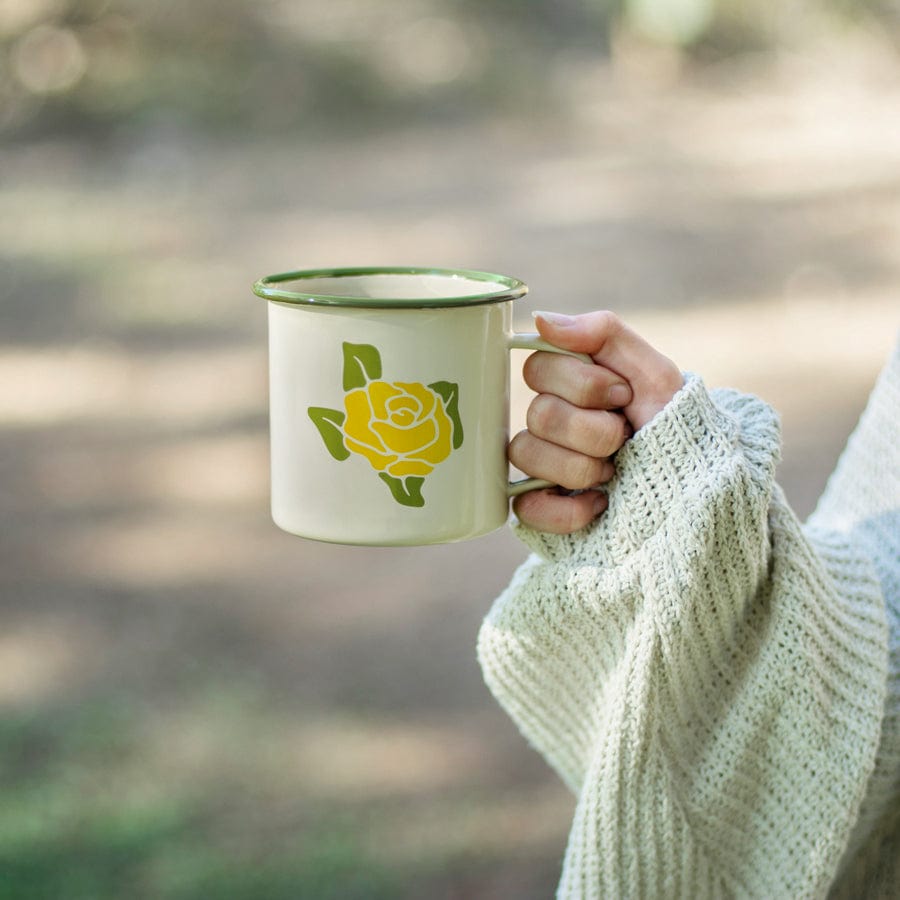 RIVER ROAD CLOTHING Drinkware & Accessories Yellow Rose Coffee Cup