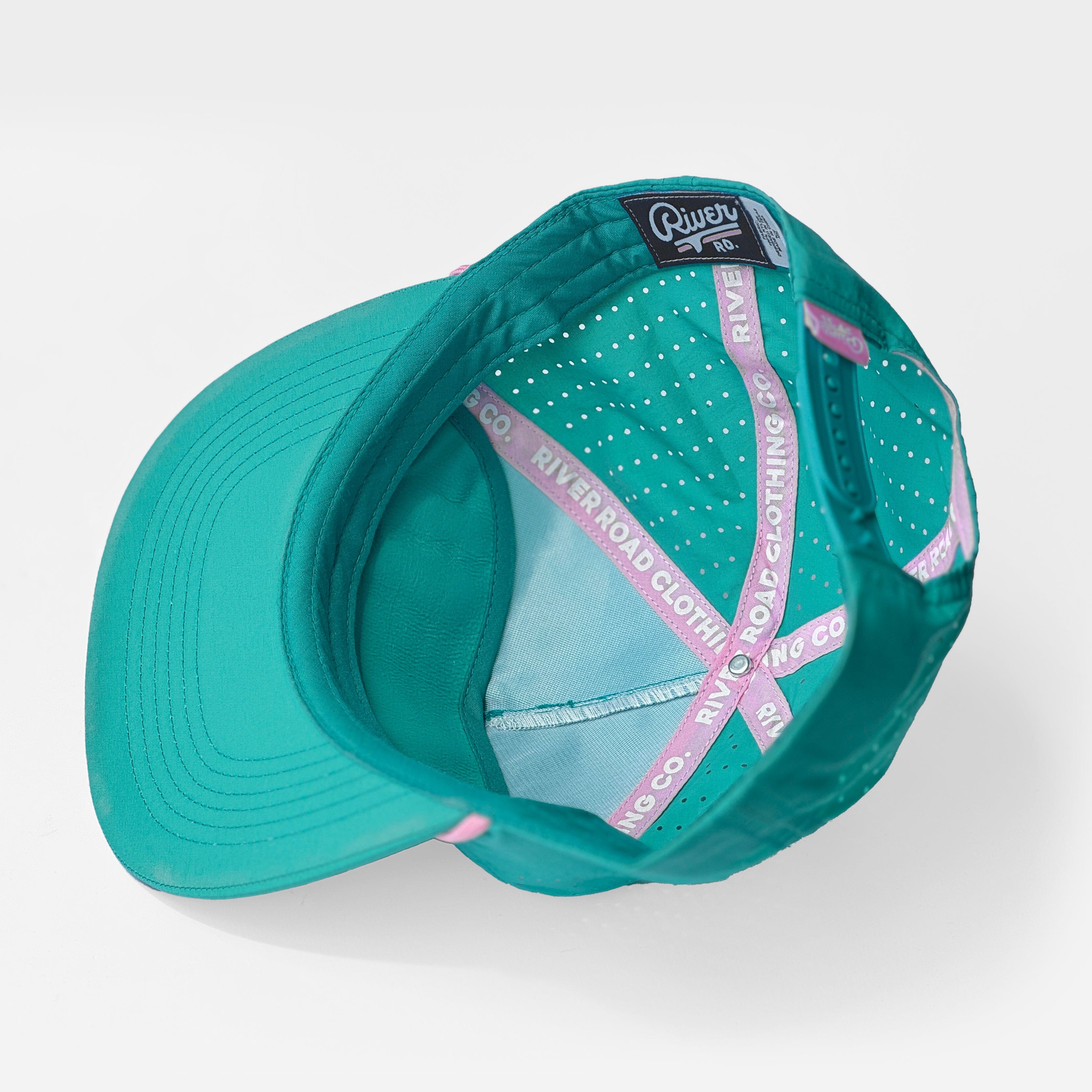 Good Times Float Club Snapback Rope Hat (Aqua) River Apparel