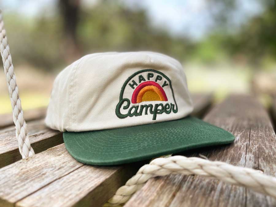 RIVER ROAD CLOTHING Hats Happy Camper Snapback Hat
