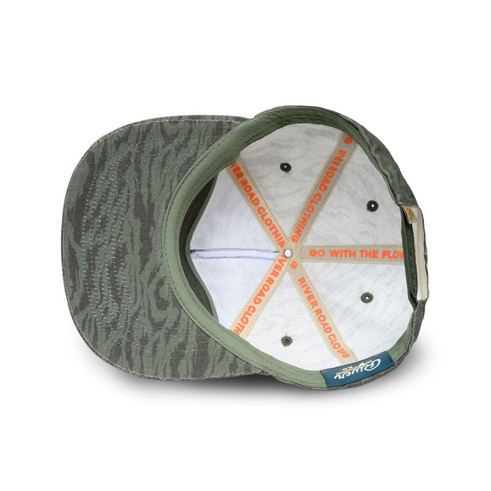 RIVER ROAD CLOTHING Hats Hunter Green / Beige NBTX Snapback Rope Hat | Woodland