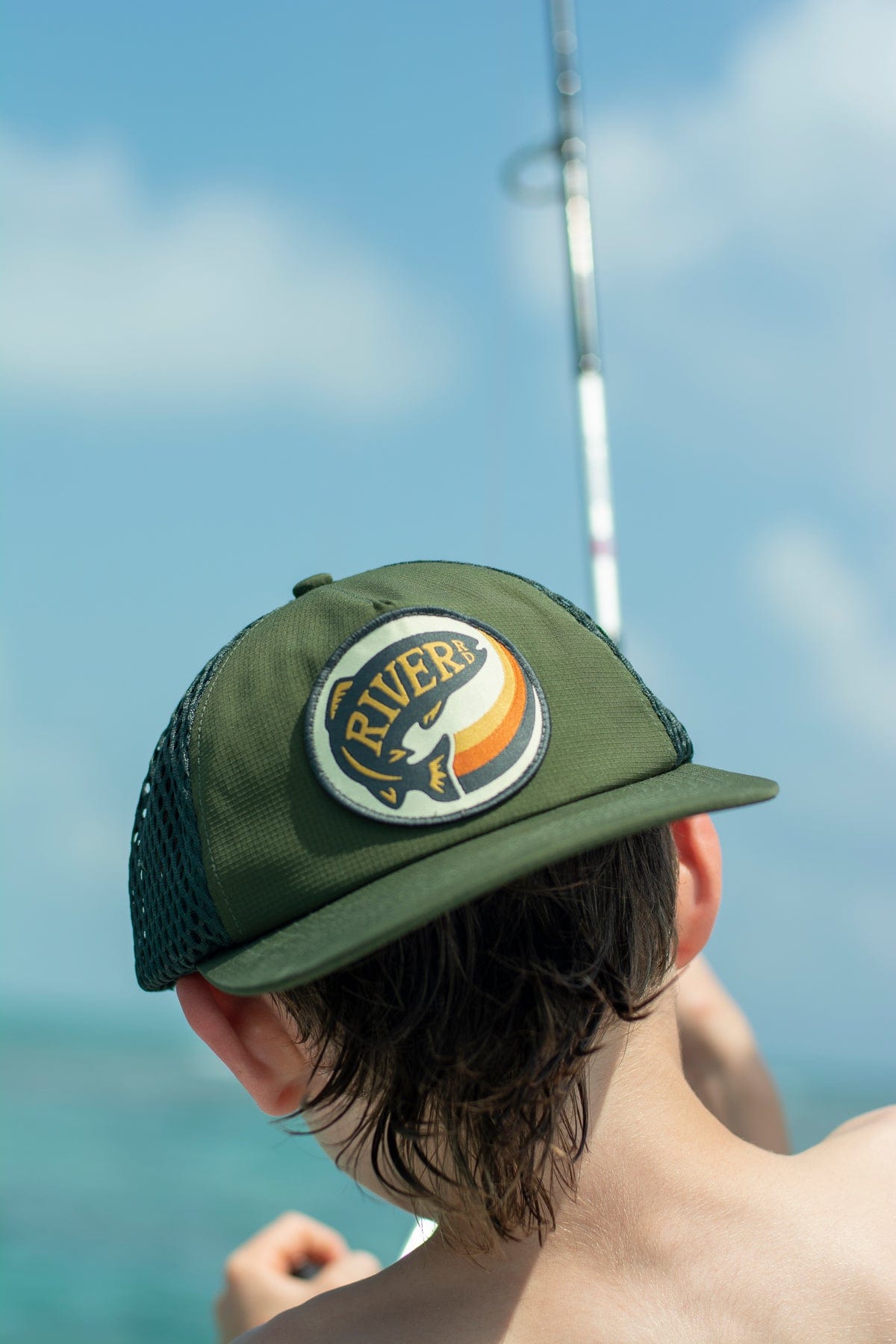 RIVER ROAD CLOTHING Hats River Rd Fishtail Strapback Hat (Youth)