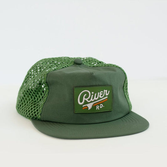 RIVER ROAD CLOTHING Hats River Rd Logo Strapback Hat | Green