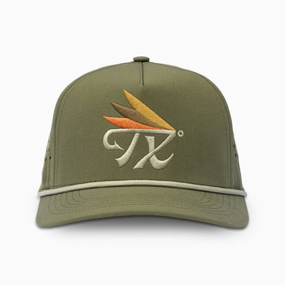 RIVER ROAD CLOTHING Hats Texas Fly Snapback Hat | Olive