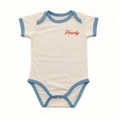 RIVER ROAD CLOTHING Onesies Howdy Vintage Ringer (Onesie)