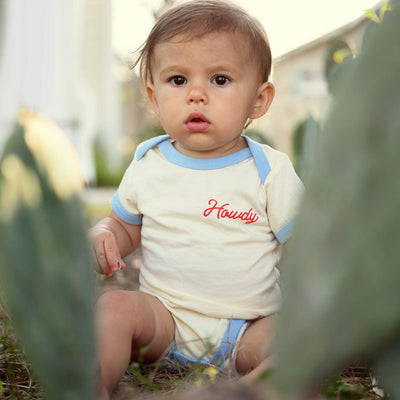 RIVER ROAD CLOTHING Onesies Howdy Vintage Ringer (Onesie)