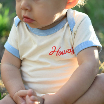 RIVER ROAD CLOTHING Onesies Howdy Vintage Ringer (Onesie)