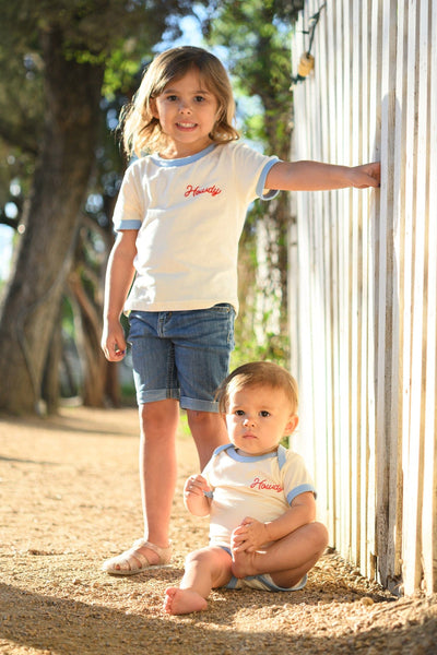 RIVER ROAD CLOTHING Onesies Howdy Vintage Ringer (Onesie)