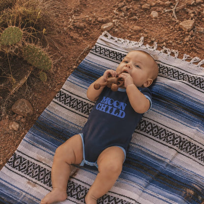 RIVER ROAD CLOTHING Onesies Moon Child Vintage Ringer (Onesie)