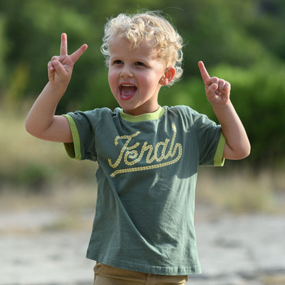 RIVER ROAD CLOTHING Shirts Feral Vintage Ringer | Forest (Youth)