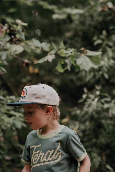 RIVER ROAD CLOTHING Shirts Feral Vintage Ringer | Forest (Youth)