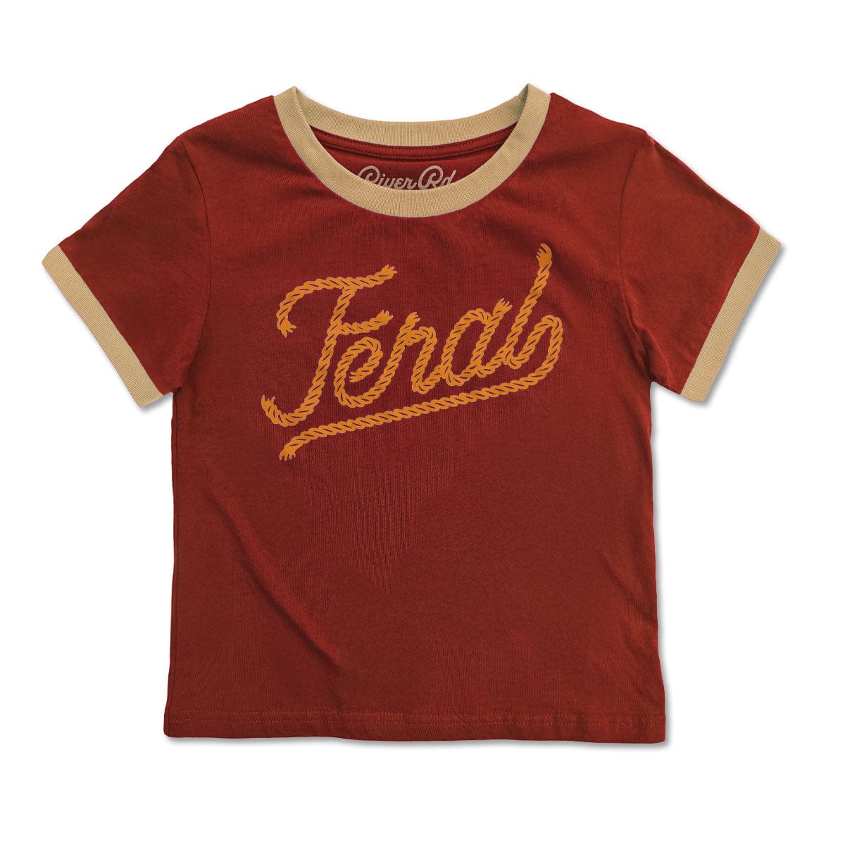 RIVER ROAD CLOTHING Shirts Feral Vintage Ringer | Maroon (Youth)