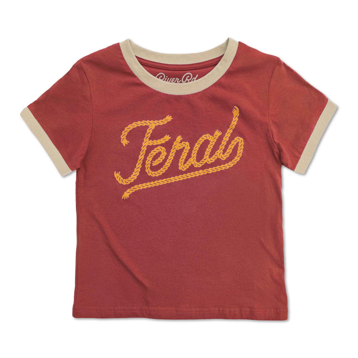 RIVER ROAD CLOTHING Shirts Feral Vintage Ringer | Maroon (Youth)