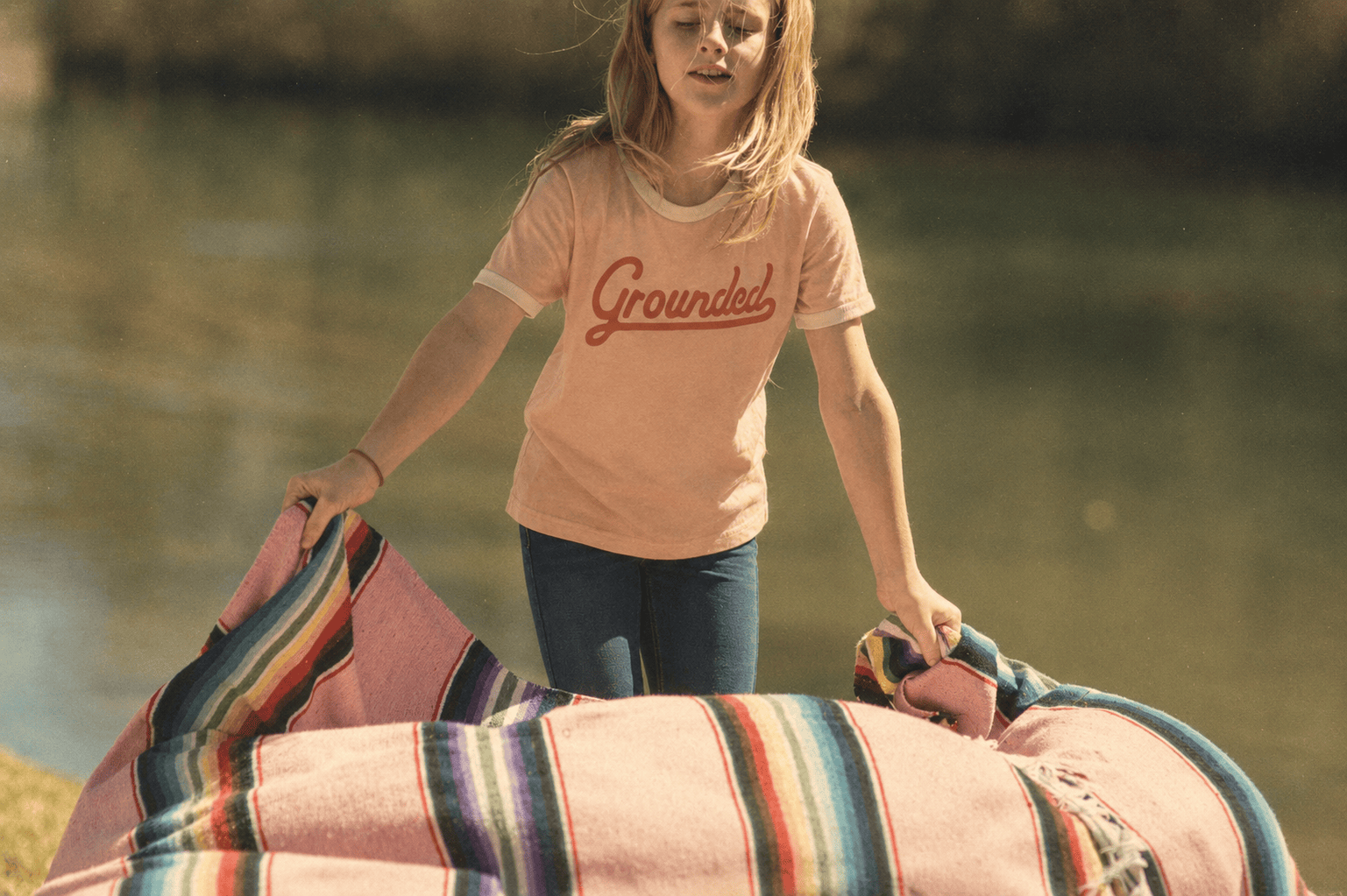 RIVER ROAD CLOTHING Shirts Grounded Vintage Ringer (Youth)