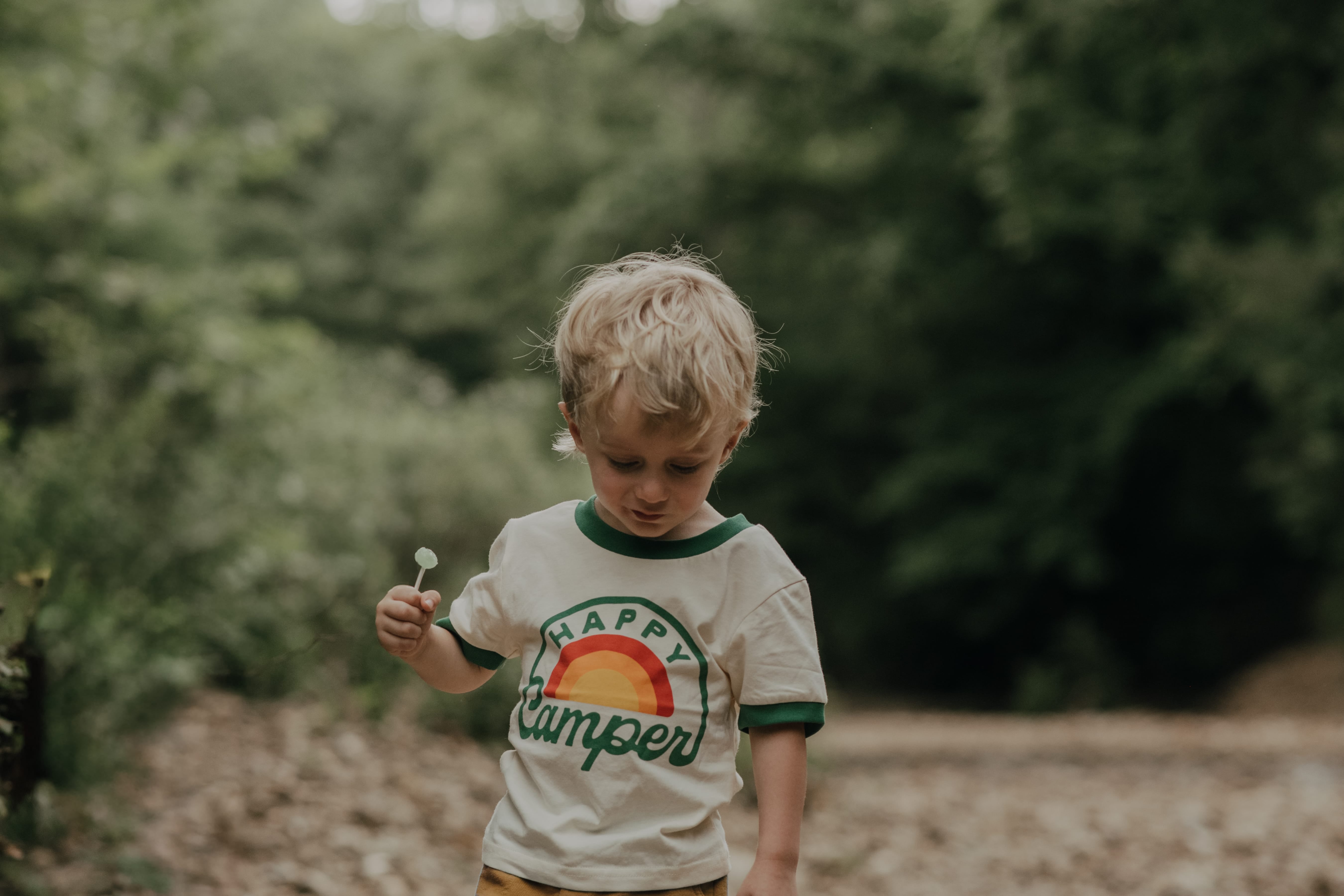 Happy Camper Vintage Ringer (Youth) 3T