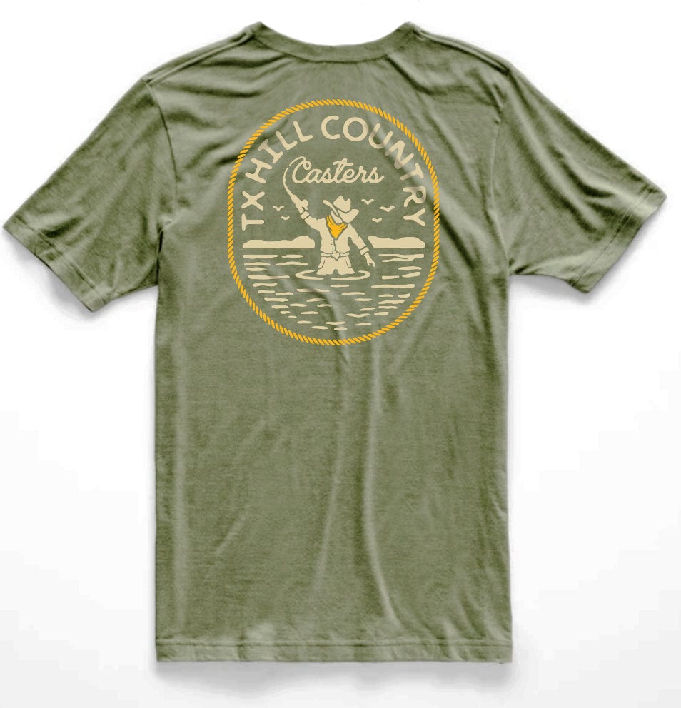 RIVER ROAD CLOTHING Shirts Hill Country Casters | Olive