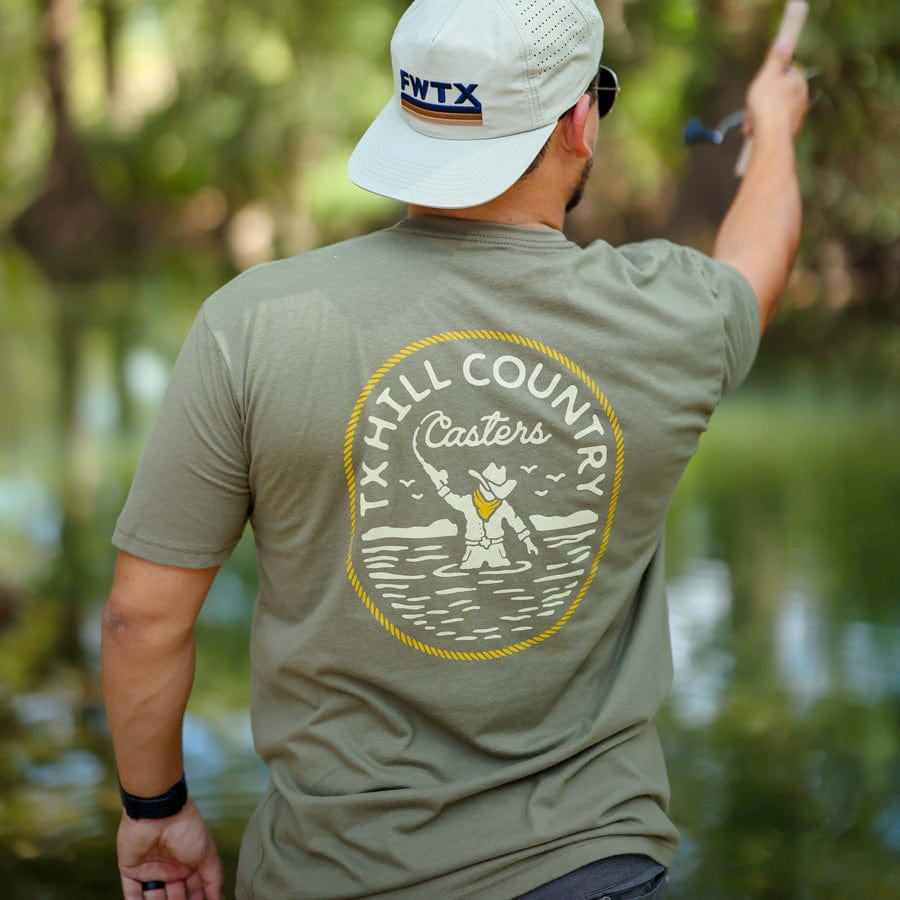 RIVER ROAD CLOTHING Shirts Hill Country Casters | Olive