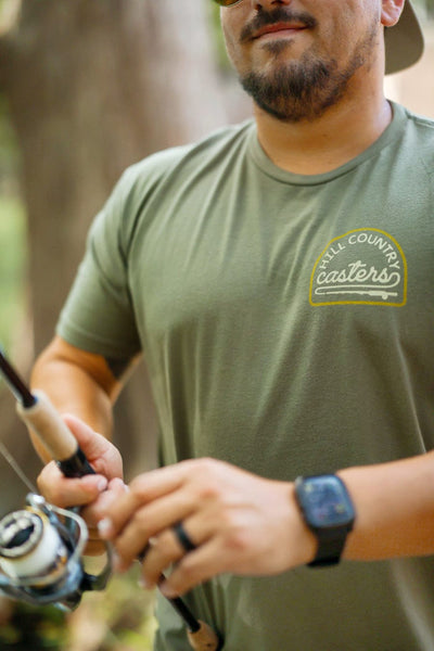 RIVER ROAD CLOTHING Shirts Hill Country Casters | Olive