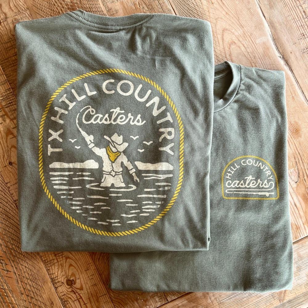 RIVER ROAD CLOTHING Shirts Hill Country Casters | Olive