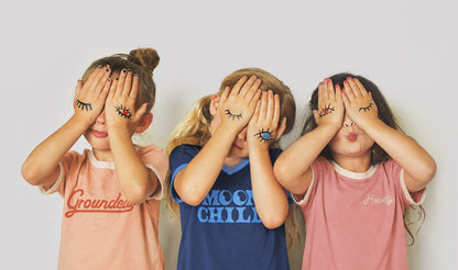 RIVER ROAD CLOTHING Shirts Moon Child Vintage Ringer (Youth)