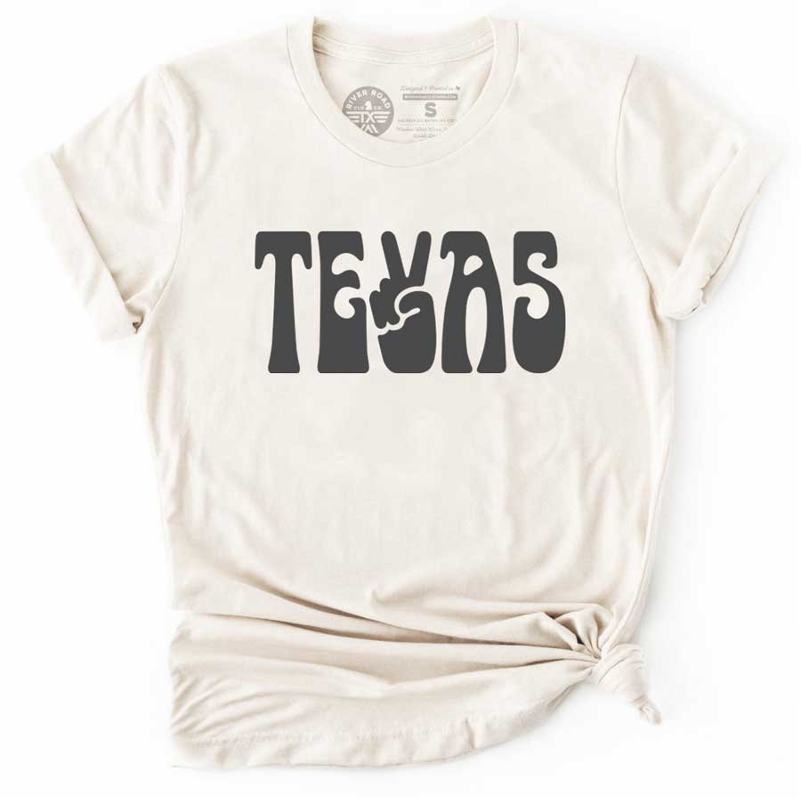 RIVER ROAD CLOTHING Shirts Peace Texas