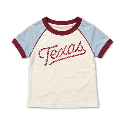 RIVER ROAD CLOTHING Shirts Retro Texas Rope Ringer (Youth)