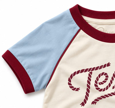 RIVER ROAD CLOTHING Shirts Retro Texas Rope Ringer (Youth)