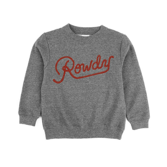 RIVER ROAD CLOTHING Shirts Rowdy Sweatshirt (Youth) / Grey